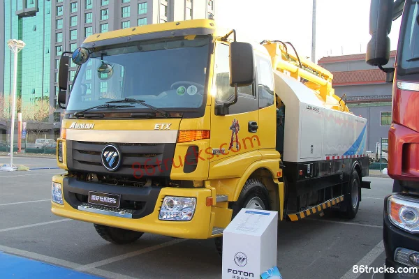 Foton Auman 210 hp 4X2(6 wheels) Cleaning Truck (Leisha Brand) Exterior (2) | 86Trucks