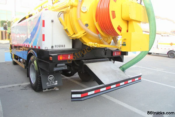 Foton Auman 210 hp 4X2(6 wheels) Cleaning Truck (Leisha Brand) Chassis (2) | 86Trucks