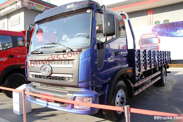Foton Ruivo Medium Truck 168hp 4X2(6 wheels) 6.7m Flatbed Cargo Truck (Dachi) Exterior (2) | 86Trucks