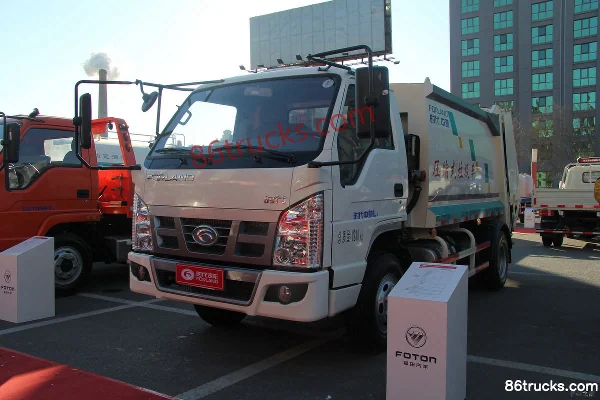 Shidai Jingang 129 ch 4X2(6 roues) camion à ordures (6P78BJ4102S0(LB)) Extérieur (3) | 86Trucks