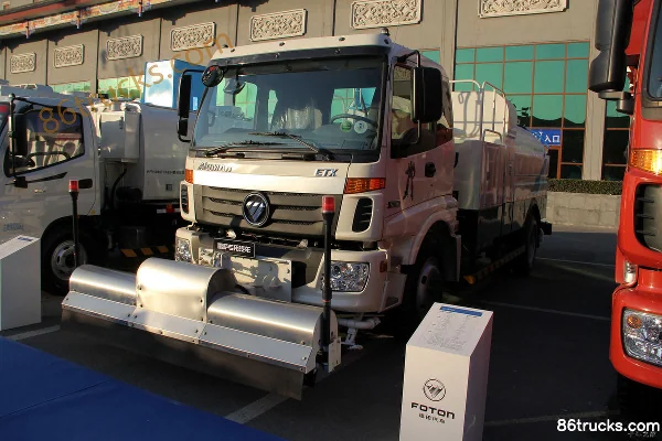Foton Auman 210 hp 4X2(6 wheels) Cleaning Truck (Leisha Brand) Exterior (3) | 86Trucks