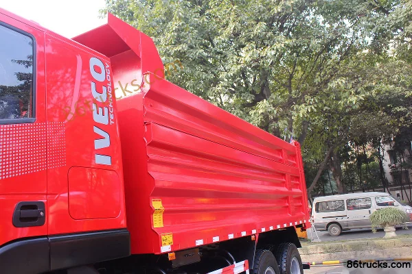 SAIC Hongyan Genlyon Heavy Truck 350 hp 6X4(10 wheels) 5.6m Dump Truck Body (2) | 86Trucks