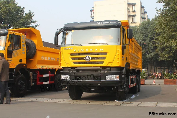 SAIC Hongyan Xin Jingang 340 ch 6X4(10 roues) camion à ordures Extérieur (3) | 86Trucks