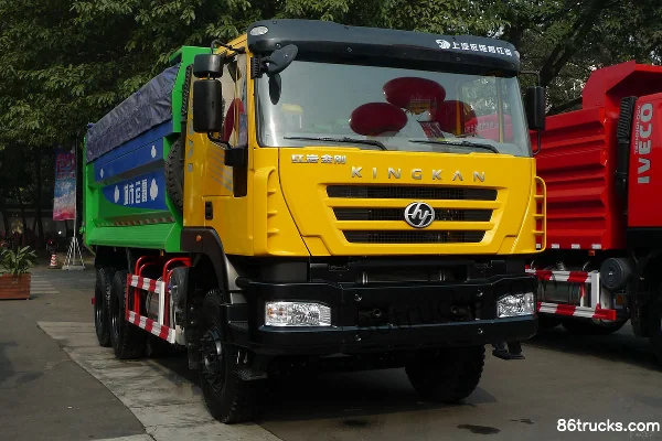 SAIC Hongyan New Diamond 336 hp 6X4(10 wheels) Garbage Truck Exterior (3) | 86Trucks