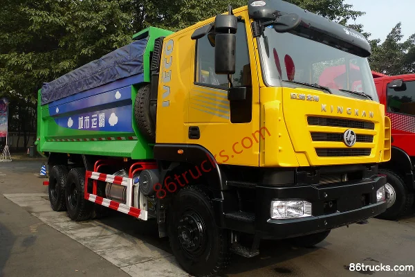 SAIC Hongyan New Diamond 336 hp 6X4(10 wheels) Garbage Truck Exterior (2) | 86Trucks
