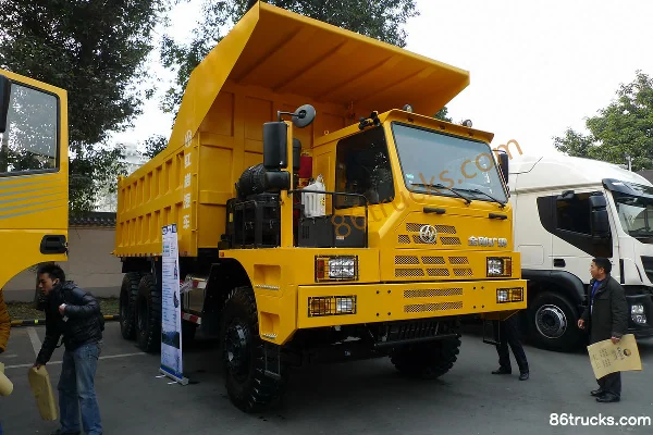 Hongyan Diamond Mine King 390 hp 6X4(10 wheels) Wide Body Mining Dump Truck Exterior (2) | 86Trucks