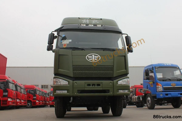 FAW Jiefang J6P 370ch 8X4(12 roues) Châssis de camion benne 8,8 m Extérieur (2) | 86Trucks