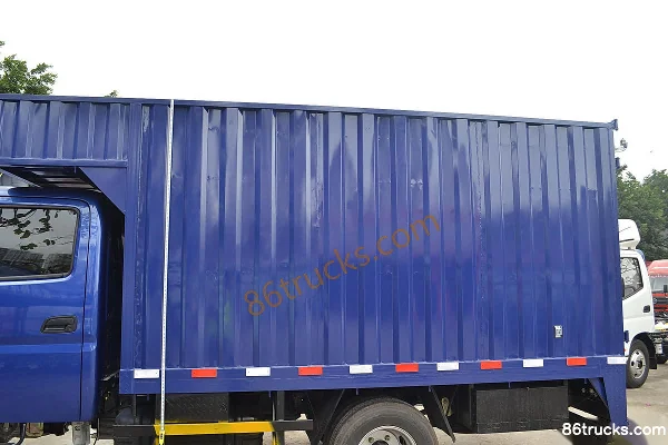 Foton Aumark série 1 150 ch 4X2(6 roues) camion léger fourgon double cabine 3,155 m Carrosserie (1) | 86Trucks