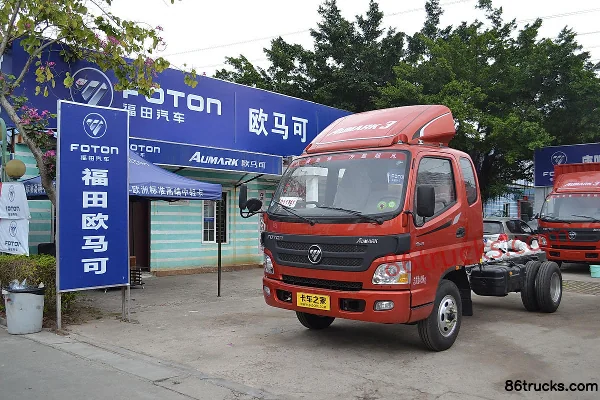 Foton Aumark 3 Series 143 hp 4X2(6 wheels) 3360 Wheelbase Single Row Light Truck Chassis Exterior (2) | 86Trucks