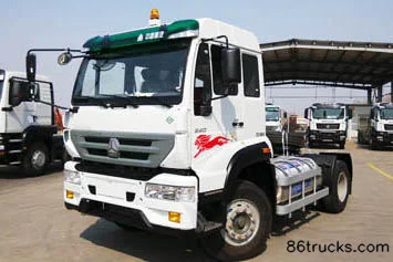 Sinotruk New Yellow River M5G Medium Truck 240hp 4X2(6 wheels) LNG Tractor Truck Exterior
