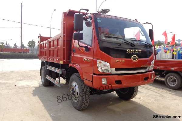 Shijun Skat Light Truck 130hp 4X2(6 wheels) 4.2m Dump Truck Exterior (3) | 86Trucks