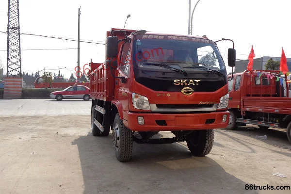 Shijun Skat Light Truck 130hp 4X2(6 wheels) 4.2m Dump Truck Exterior (2) | 86Trucks