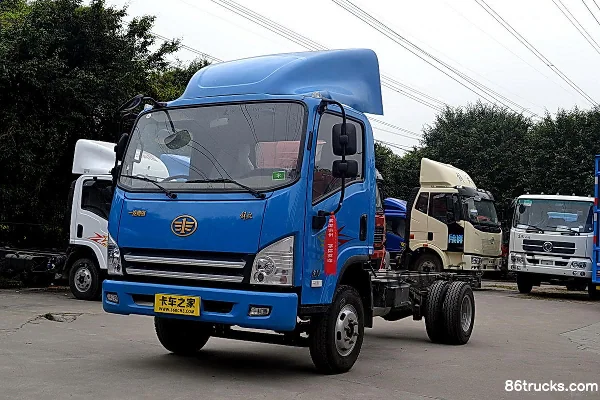 FAW Jiefang HuV 124ch 4X2(6 roues) Châssis de camion léger à cabine simple, empattement 3300 Extérieur (3) | 86Trucks