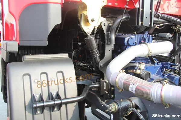 JAC Gallop A3 camion lourd 375 ch 8X4(12 roues) camion benne 8 m Châssis (3) | 86Trucks