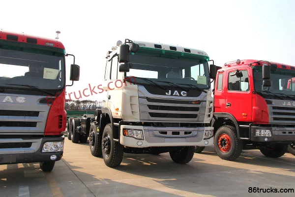JAC Gallop K3W Heavy Truck Heavy-Duty Edition 400hp 8X4(12 wheels) 7.8m dump truck Exterior (2) | 86Trucks