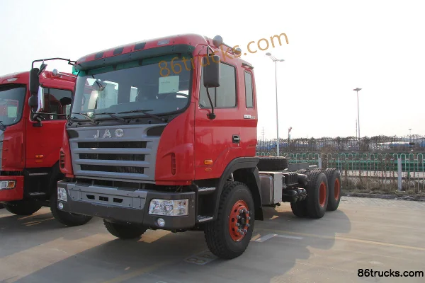 JAC Gallop K3 heavy truck 300 hp 6X4(10 wheels) 5.6m dump truck chassis Exterior (3) | 86Trucks
