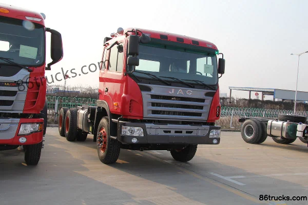 JAC Gallop K3 heavy truck 300 hp 6X4(10 wheels) 5.6m dump truck chassis Exterior (2) | 86Trucks