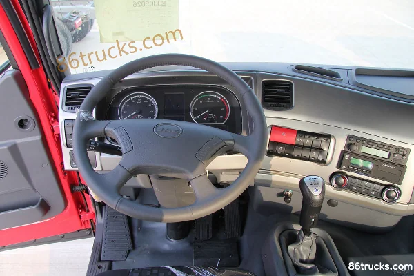 JAC Gallop K3 heavy truck 300 hp 6X4(10 wheels) 5.6m dump truck chassis Cab (3) | 86Trucks