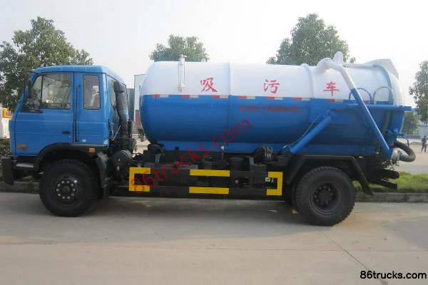 Dongfeng 153 Series 190 hp 4X2(6 wheels) Vacuum Truck (Shenhu Brand) Exterior (2) | 86Trucks