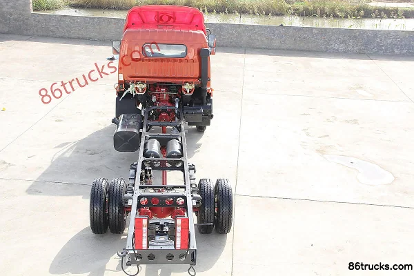 Dongfeng Kaipute C 125hp 4X2(6 wheels) 5.14m single-row flatbed light truck Chassis (1) | 86Trucks