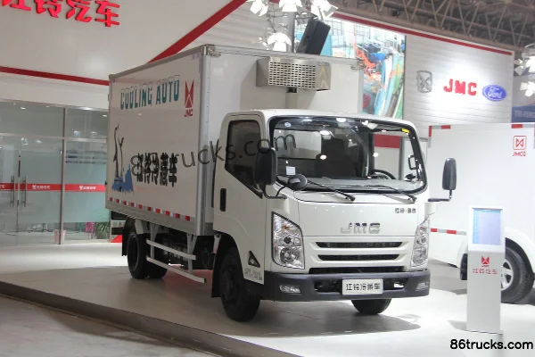JMC Kairui 122hp 4X2(6 wheels) Refrigerated Truck (Long Wheelbase, Small Tonnage) Exterior (3) | 86Trucks