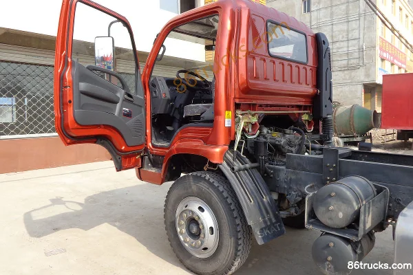 Shijun Skat Light Truck 130hp 4X2(6 wheels) 4.2m Dump Truck Cab (1) | 86Trucks