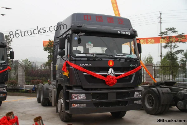 Sinotruk HOKA H7 Heavy Truck 380hp 6X4(10 wheels) LNG Tractor Truck Exterior (3) | 86Trucks