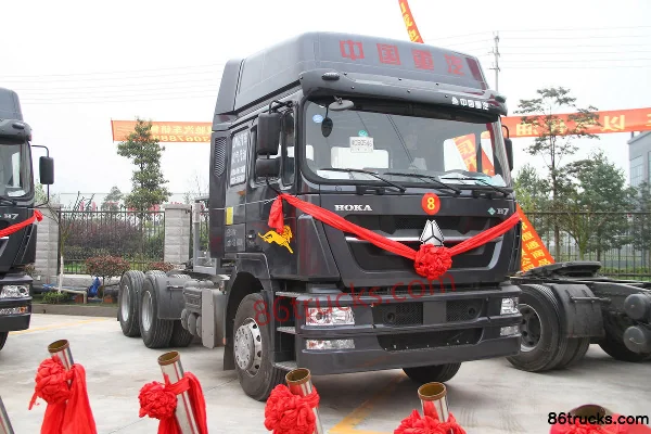 Sinotruk HOKA H7 Heavy Truck 380hp 6X4(10 wheels) LNG Tractor Truck Exterior (2) | 86Trucks