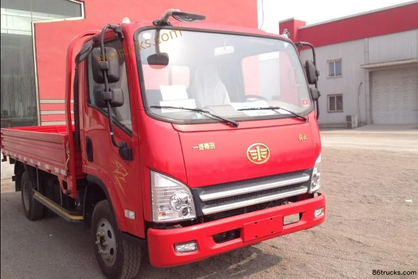 FAW Jiefang Hu V 124 hp 4X2(6 wheels) 4.21m Single Row Flatbed Light Truck Exterior (3) | 86Trucks