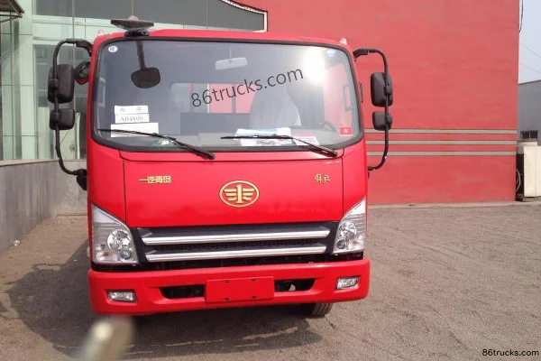 FAW Jiefang Hu V 124 hp 4X2(6 wheels) 4.21m Single Row Flatbed Light Truck Exterior (2) | 86Trucks