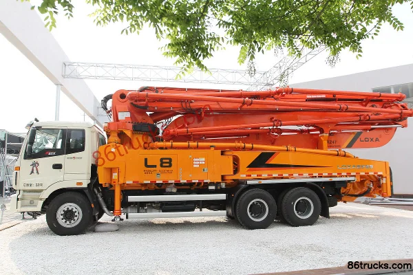Foton 47m LNG Concrete Pump Truck (Foton Leisha Chassis) 6X4(10 wheels) Exterior (3) | 86Trucks