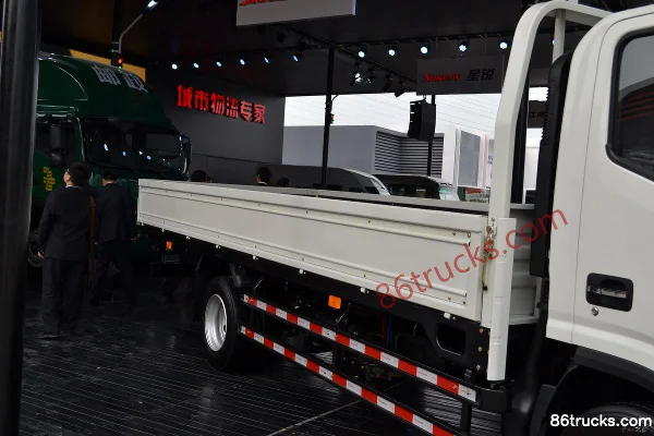 JAC Shuailing H380 141hp 4X2(6 wheels) Single Row Flatbed Light Truck (Right-Hand Drive) Body (1) | 86Trucks