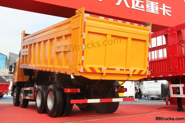 Dayun N8E Heavy Truck 290hp 8X4(12 wheels) 7.1m Dump Truck Exterior (3) | 86Trucks