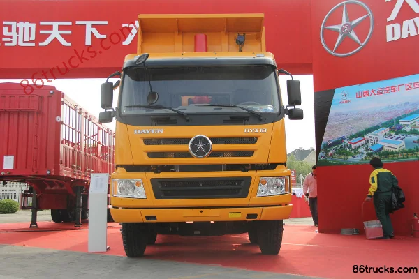 Dayun N8E Heavy Truck 290hp 8X4(12 wheels) 7.1m Dump Truck Exterior