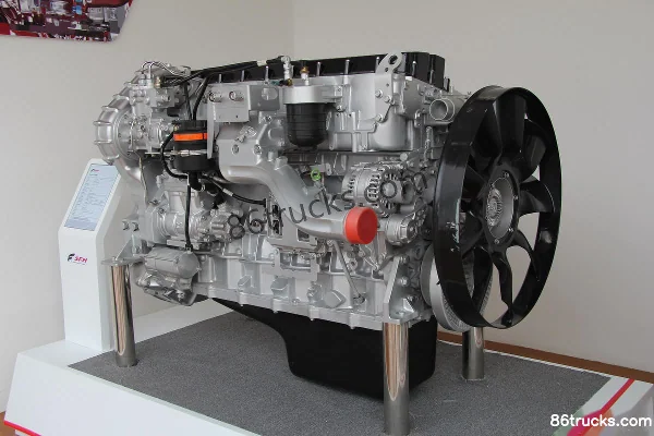 SAIC Fiat Powertrain Hongyan Cursor 13.430 (C13.430) 430 ch 13L China V moteur diesel Extérieur (2) | 86Trucks