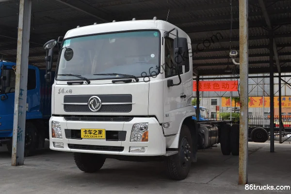 Dongfeng Commercial Vehicle Tianjin Medium Truck 180 hp 4X2(6 wheels) 7.7m Van Cargo Truck Chassis (Overdrive) Exterior (2) | 86Trucks