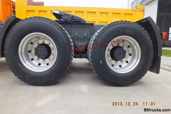 Sinotruk Wangpai W5G 375 ch 6X4(10 roues) tracteur routier Châssis (3) | 86Trucks