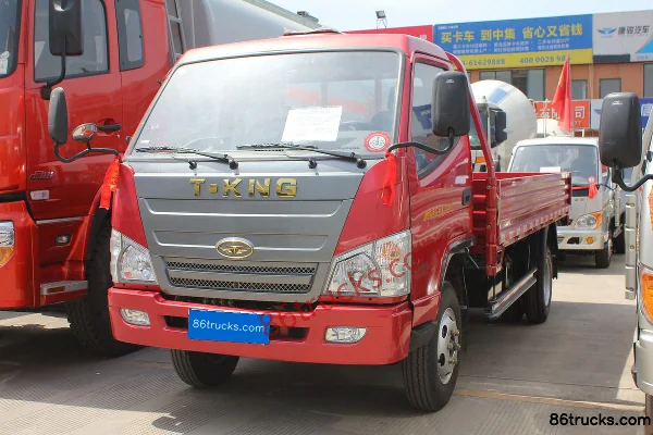 Tangjun Ouling Ouguan 88hp 4X2(6 wheels) 4.23m Single Row Flatbed Light Truck Exterior (3) | 86Trucks