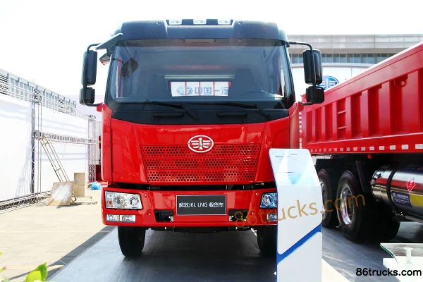 FAW Jiefang J6L Édition Elite 7.4L LNG 290 ch 4X2(6 roues) FAW Jiefang 8 vitesses toit surélevé 6,75 m camion porteur à plateau Extérieur (2
