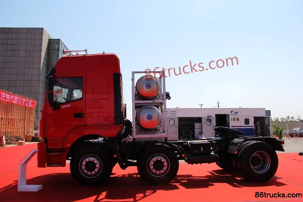 Beiben V3M heavy truck 340 hp 6X2(8 wheels) LNG tractor truck Exterior (2) | 86Trucks