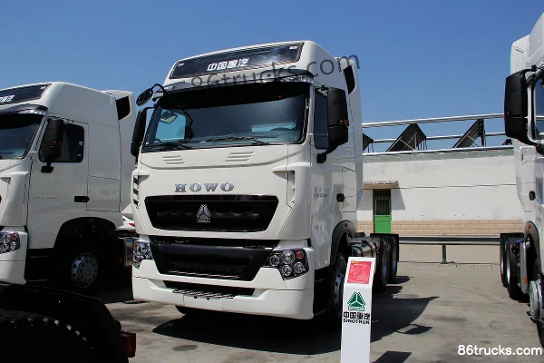 Sinotruk HOWO T7H 400 hp 6X2(8 wheels) Hazardous Materials Tractor Truck (High Roof) Exterior (3) | 86Trucks