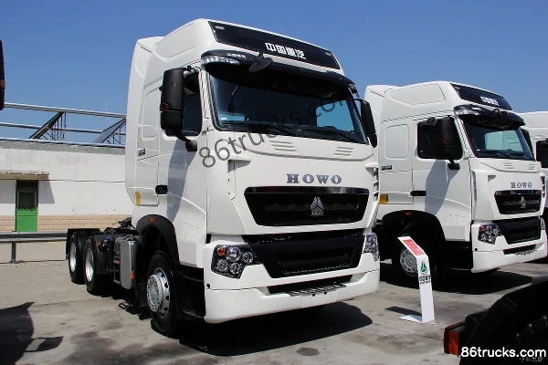 Sinotruk HOWO T7H 400 hp 6X2(8 wheels) Hazardous Materials Tractor Truck (High Roof) Exterior (2) | 86Trucks