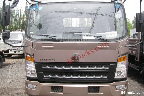Sinotruk HOWO Tongshuai 141hp 4X2(6 wheels) 4.2m Single Row Flatbed Light Truck Exterior (2) | 86Trucks