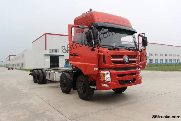 Sinotruk Wangpai W5G camion lourd 340 ch 8X4(12 roues) châssis de camion porteur à ridelles 9,4 m Extérieur (3) | 86Trucks