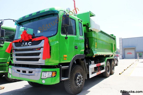 JAC Gallop K3W Heavy Truck 310 hp 6X4(10 wheels) 5.4m Dump Truck Exterior (3) | 86Trucks