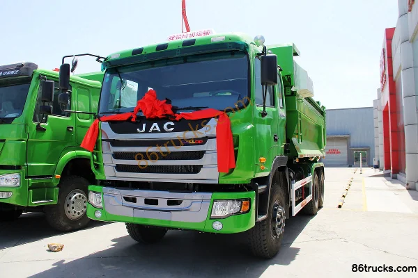 JAC Gallop K3W Heavy Truck 310 hp 6X4(10 wheels) 5.4m Dump Truck Exterior (2) | 86Trucks