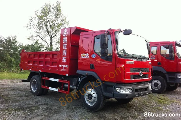 DongfengLiuqi Chenglong 130 ch 4X2(6 roues) camion benne 4,2 m Extérieur (2) | 86Trucks