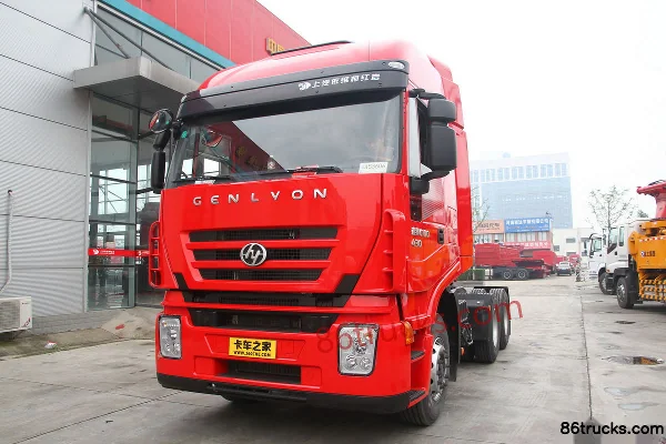 SAIC Hongyan Genlyon C100 Heavy Truck 430 hp 6X4(10 wheels) Tractor Truck Exterior (3) | 86Trucks