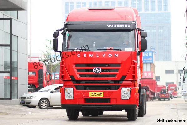SAIC Hongyan Genlyon C100 Heavy Truck 430 hp 6X4(10 wheels) Tractor Truck Exterior (2) | 86Trucks