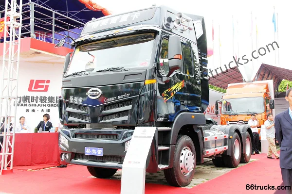 Shijun Geraole Heavy Truck 430 hp 6X4(10 wheels) Tractor Truck Exterior (2) | 86Trucks